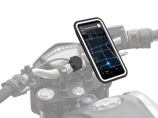 Support téléphone pour guidon de moto