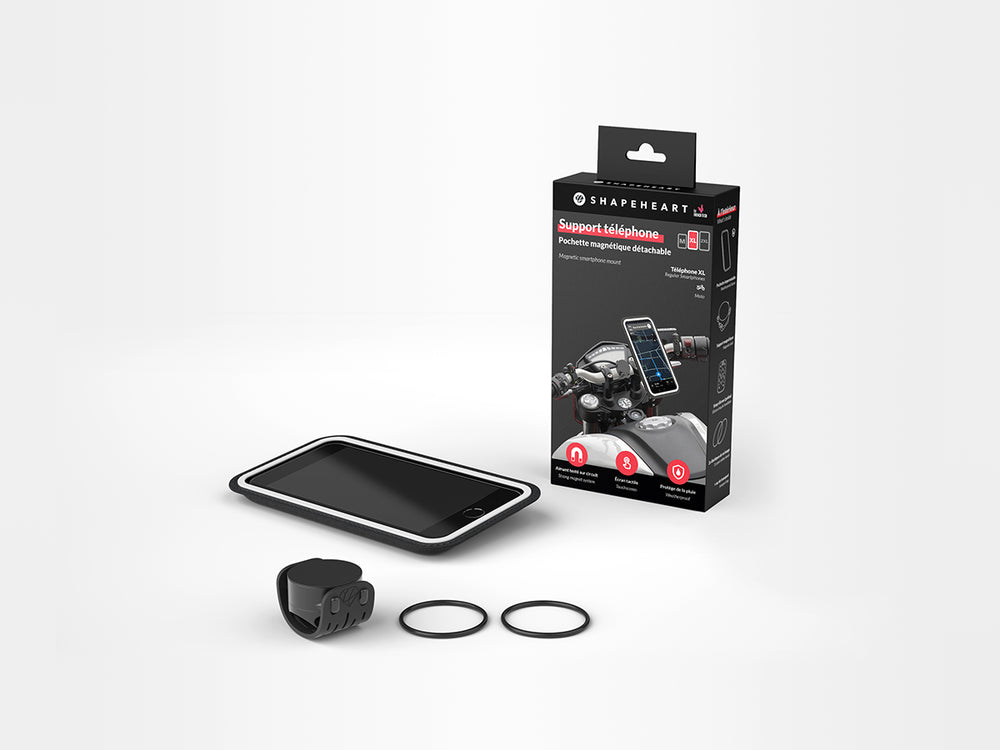 Support portable pour guidon du vélo élastique de silicone / moto